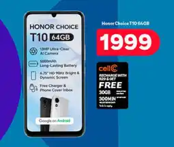 PEP Honor - choice t10 64gb offer