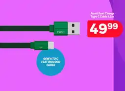PEP Fast charge type c cable 1.2m offer