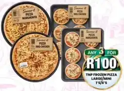 Take 'n Pay Tnp frozen pizza large/mini offer