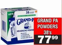 Advance Cash n Carry Grand Pa Headache Powder offer
