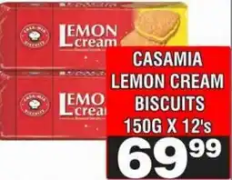 Advance Cash n Carry CASAMIA LEMON CREAM BISCUITS offer