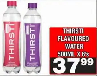 Advance Cash n Carry Thirsti Flavoured Water offer
