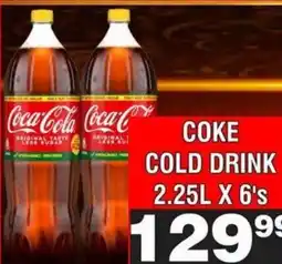 Advance Cash n Carry Coca-Cola COKE COLD DRINK offer