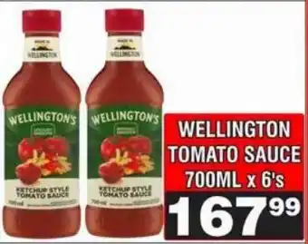 Advance Cash n Carry Wellington's Tomato Sauce offer
