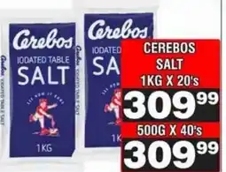 Advance Cash n Carry Cerebos Iodated Table Salt offer