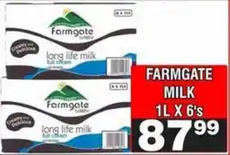 Advance Cash n Carry Farmgate long life milk full cream offer