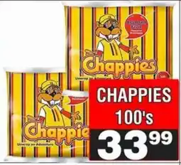Advance Cash n Carry Chappies 100's offer