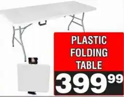 Advance Cash n Carry PLASTIC FOLDING TABLE offer