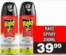 Advance Cash n Carry Raid Spray offer