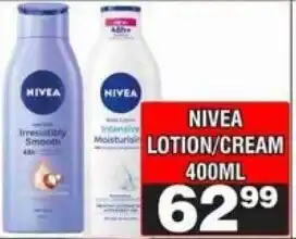 Advance Cash n Carry NIVEA LOTION/CREAM offer