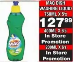 Advance Cash n Carry MAQ Dish Washing Liquid offer
