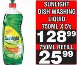 Advance Cash n Carry Sunlight Dish Washing Liquid offer
