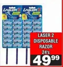 Advance Cash n Carry Laser 2 Disposable Razor offer
