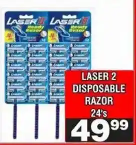 Advance Cash n Carry Laser 2 Disposable Razor offer