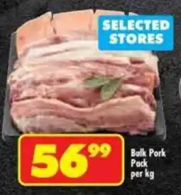 Shoprite Bulk Pork Pack offer
