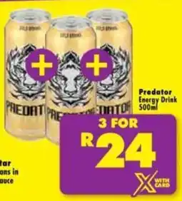 Shoprite Predator Energy Drink offer