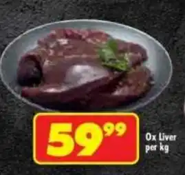 Shoprite Ox Liver offer