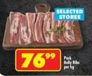 Shoprite Pork Belly Ribs offer