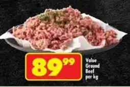 Shoprite Value Ground Beef offer