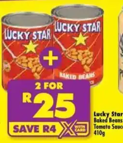 Shoprite Lucky Star Baked Beans Tomato Sauce offer