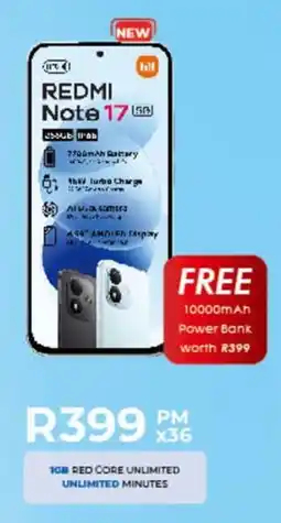 Chatz Connect REDMI Note 17 offer