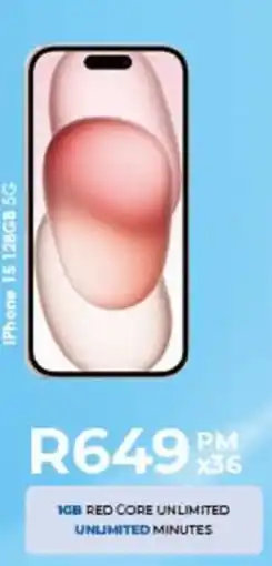 Chatz Connect iPhone 15 128GB 5G offer