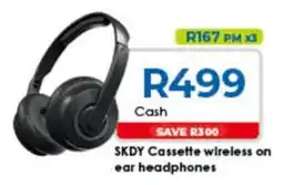 Chatz Connect SKDY Cassette wireless on ear headphones offer