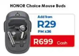 Chatz Connect HONOR Choice Mouse Buds offer