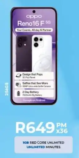 Chatz Connect OPPO Reno16 F 5G offer
