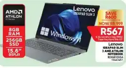 Furnmart Lenovo IDEAPAD SLIM 3 AMD ATHLON NOTEBOOK offer