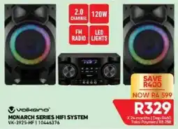 Furnmart Volkanova Monarch Series Hifi System offer