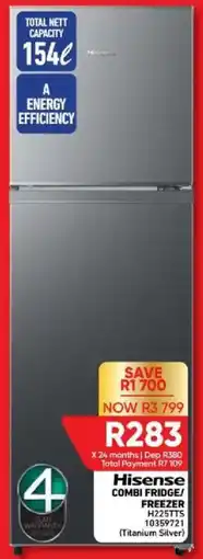 Furnmart Hisense Combi Fridge/Freezer offer
