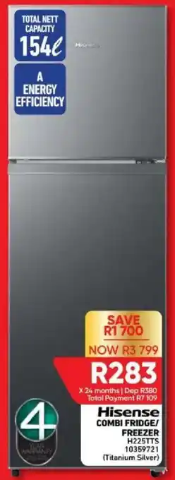 Hisense Combi Fridge/Freezer