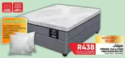Furnmart Ashleigh Pomona 152cm Foam Firm Queen Bed Set offer