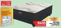Furnmart RESTONIC TRINITY 152cm FIRM QUEEN BED SET offer