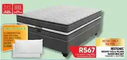 Furnmart RESTONIC REVIVE 152cm PLUSH QUEEN BED SET offer