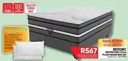Furnmart Restonic Distinction 152cm Plush Queen Bed Set offer
