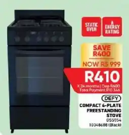 Furnmart DEFY COMPACT 4-PLATE FREESTANDING STOVE offer