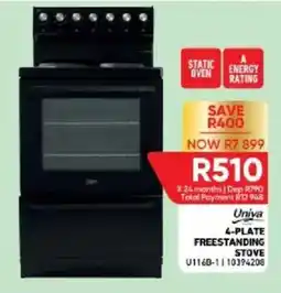Furnmart Univa 4-Plate Freestanding Stove offer