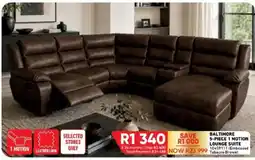 Furnmart BALTIMORE 5-PIECE 1 MOTION LOUNGE SUITE offer