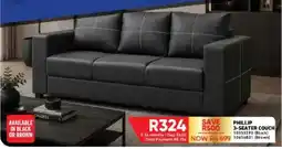 Furnmart PHILLIP 3-SEATER COUCH offer