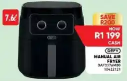 Furnmart DEFY MANUAL AIR FRYER offer