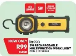 Furnmart litePRO 5W RECHARGEABLE MULTIFUNCTION WORK LIGHT offer