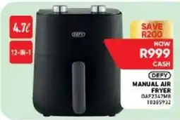 Furnmart DEFY MANUAL AIR FRYER offer