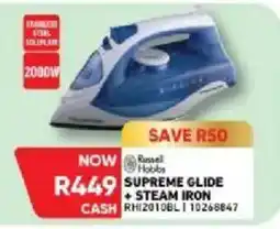 Furnmart Russell Hobbs Supreme Glide + Steam Iron offer