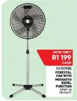 Furnmart GOLDAIR PEDESTAL FAN WITH MOSQUITO REPEL FUNCTION offer