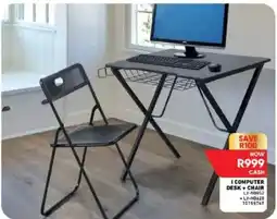 Furnmart I COMPUTER DESK + CHAIR offer