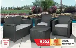 Furnmart Contour Jabulani 4-Piece Patio Set offer