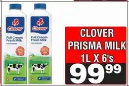 Advance Cash n Carry CLOVER PRISMA MILK 1L X 6's offer