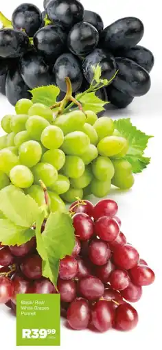 Save Black/ Red/ White Grapes Punnet offer